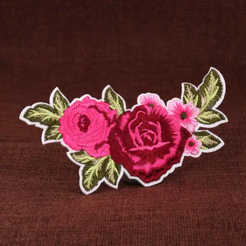 Flower Cheap Custom Patches Flower Cheap Custom Patches