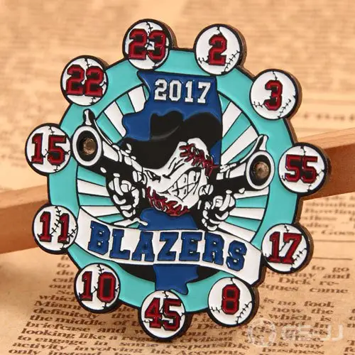 Blazers Baseball Pins Blazers Baseball Pins