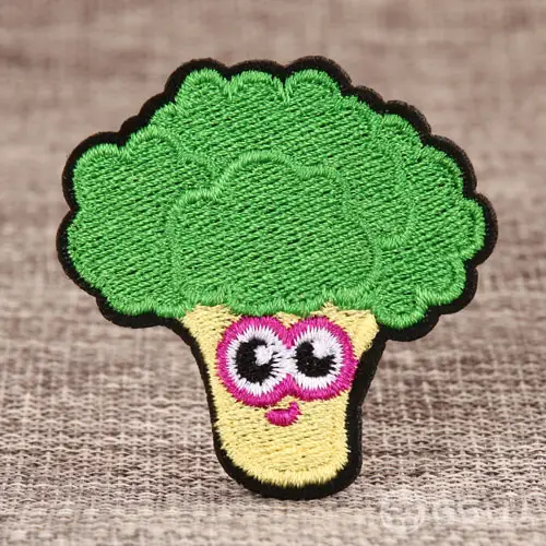 Broccoli Embroidered Patches Broccoli Embroidered Patches