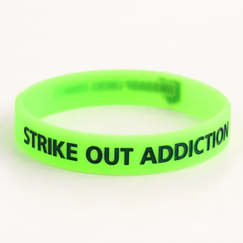 Strike out Addiction Wristbands Strike out Addiction Wristbands
