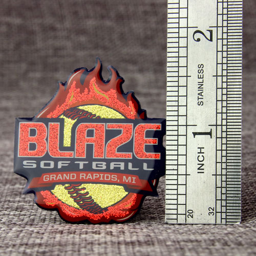 Softball Trading Pins | Blaze Softball Trading Pins – GSJJ.com