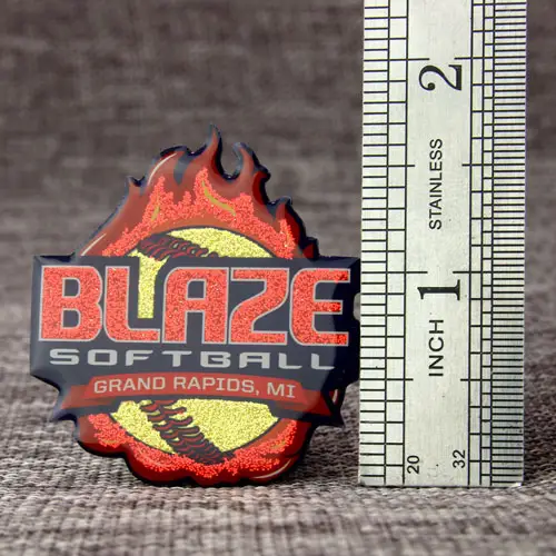 Blaze Softball Trading Pins Blaze Softball Trading Pins