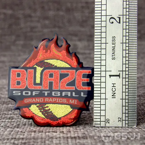 Blaze Softball Trading Pins Blaze Softball Trading Pins