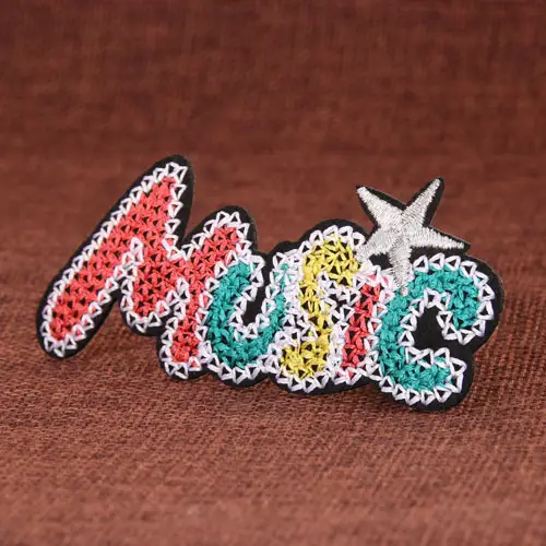 Music Embroidered Patches Music Embroidered Patches