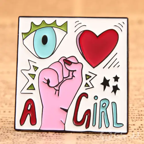 A Girl Custom Pins A Girl Custom Pins