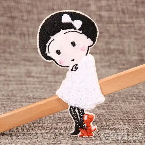 Cute Girl Embroidered Patches Cute Girl Embroidered Patches