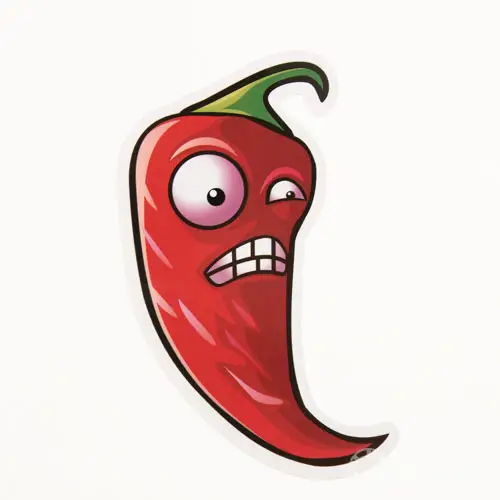 Chili Cartoon Custom Stickers Chili Cartoon Custom Stickers
