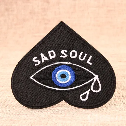 Sad Soul Embroidered Patches Sad Soul Embroidered Patches