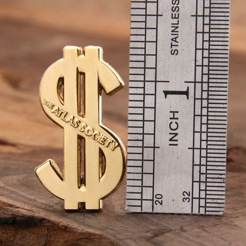 Dollar Sign Custom Lapel Pins