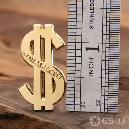 Dollar Sign Custom Lapel Pins Dollar Sign Custom Lapel Pins