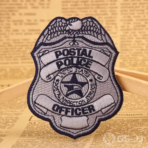 Police Badge Embroidered Patches Police Badge Embroidered Patches