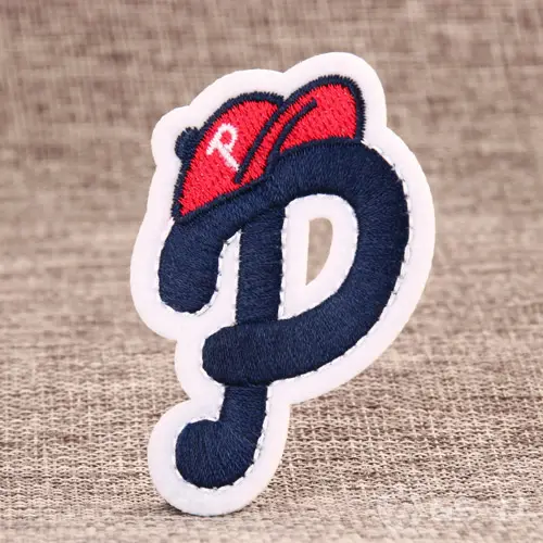 Letter P Embroidered Patches Letter P Embroidered Patches
