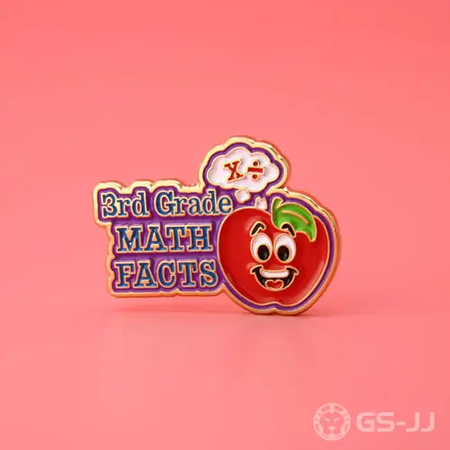 Red Apple Custom Enamel Pins Red Apple Custom Enamel Pins