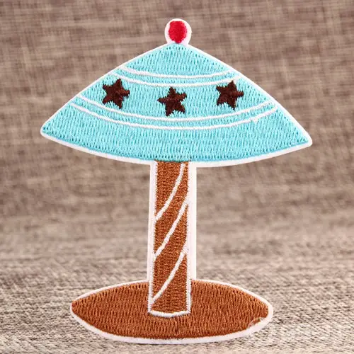Blue Umbrella Custom Made Patches Blue Umbrella Custom Made Patches