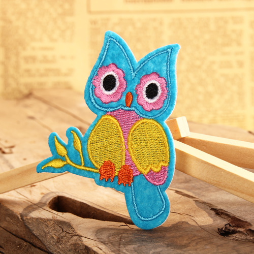 Colorful Owl Embroidered Patches