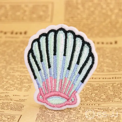 Shell Embroidered Patches Shell Embroidered Patches