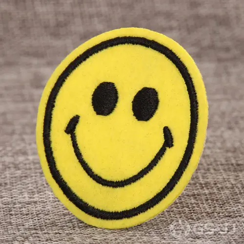 Smile Custom Embroidered Patches Smile Custom Embroidered Patches