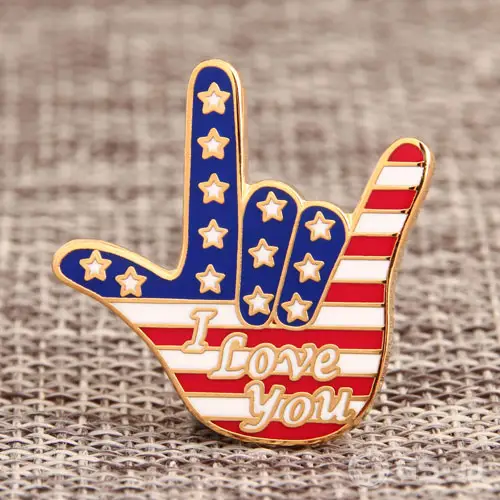 Love Gesture Custom Enamel Pins Love Gesture Custom Enamel Pins