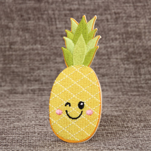 Ananas-Aufnäher nach Maß