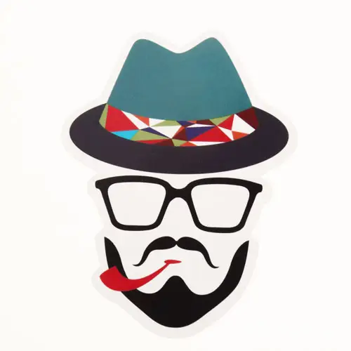 Beard Man Custom Stickers Beard Man Custom Stickers