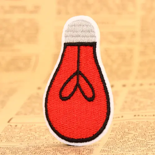 Light Bulb Embroidered Patches Light Bulb Embroidered Patches