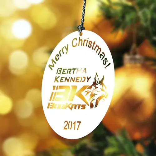 Nertha Kennedy Custom Christmas Ornaments