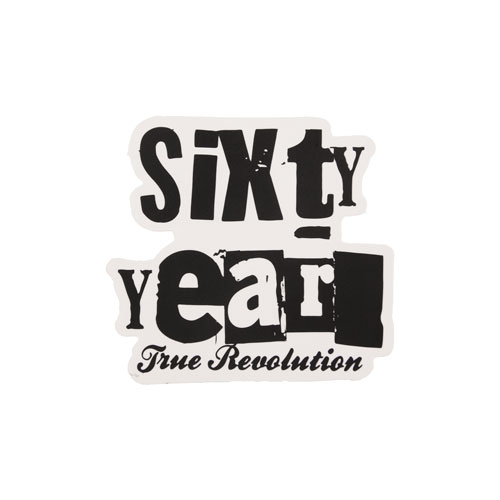 Sixty Year Custom Stickers