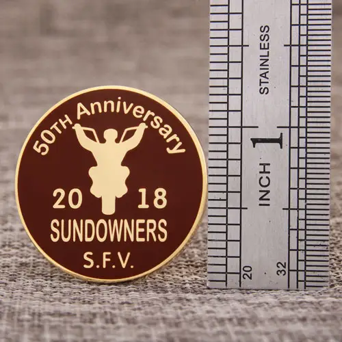 50th Anniversary custom lapel pins 50th Anniversary custom lapel pins
