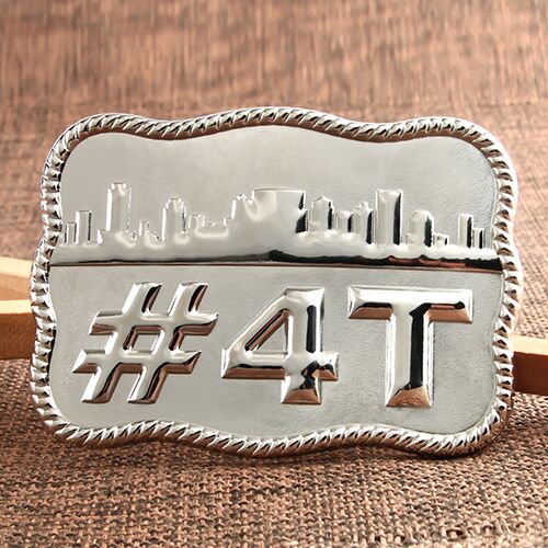 4T Silver Belt Buckles