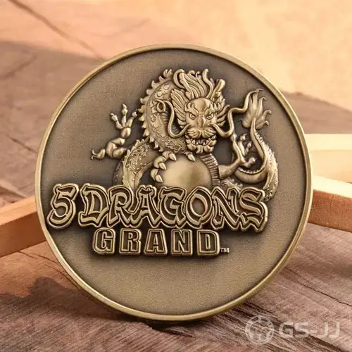 5 Dragons Grand Custom Coins 5 Dragons Grand Custom Coins