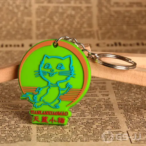 Blue Cat PVC Keychain Blue Cat PVC Keychain