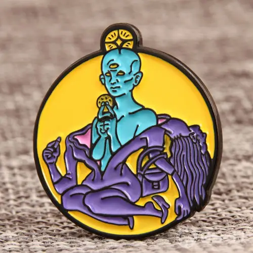 Three Eyes Monster Enamel Pins Three Eyes Monster Enamel Pins