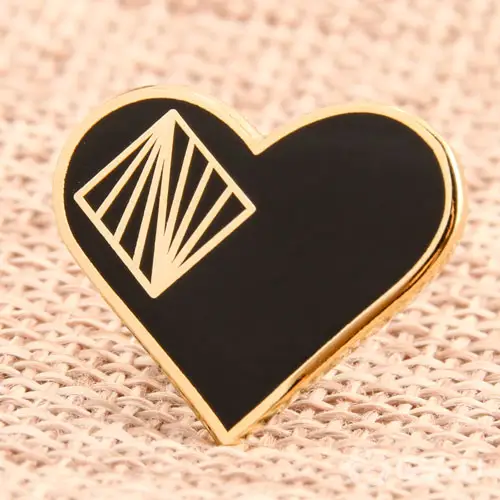 Heart Shape Custom Pins Heart Shape Custom Pins