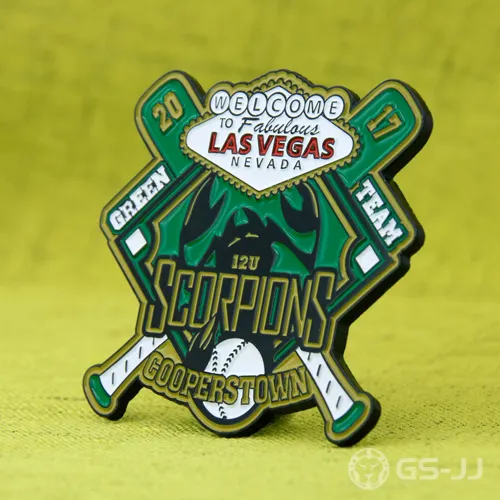 Scorpions Cooperstown Baseball Pins Scorpions Cooperstown Baseball Pins