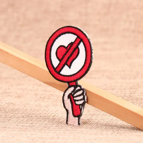No Love Custom Iron on Patches