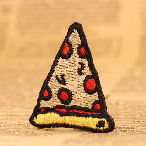 Pizza Custom Embroidered Patches Pizza Custom Embroidered Patches