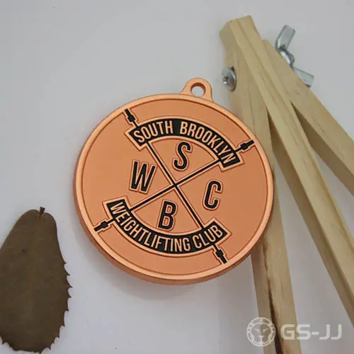 Weightlifting Club Custom Sandblast Medals Weightlifting Club Custom Sandblast Medals