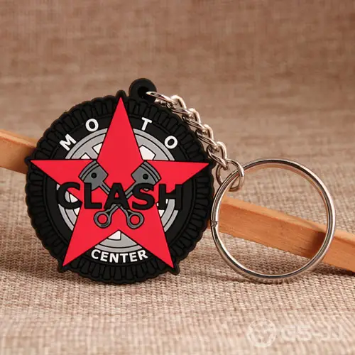 Moto Clash Center PVC Keychain Moto Clash Center PVC Keychain