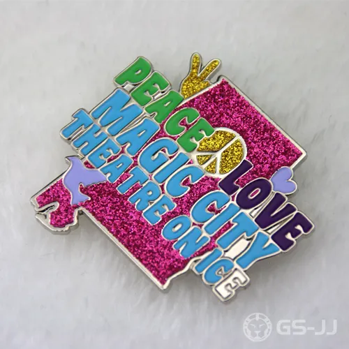 Custom Enamel Pins for Peace And Love Custom Enamel Pins for Peace And Love