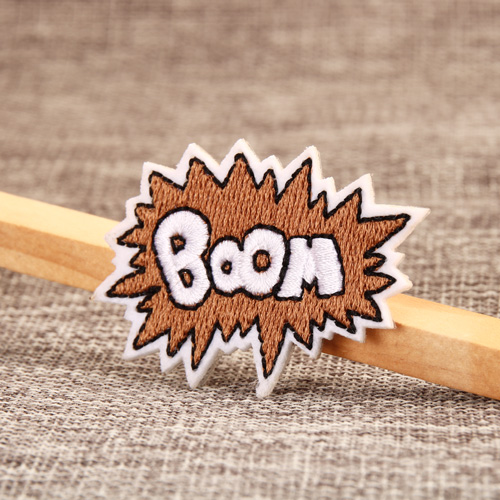 BOOM Custom Embroidered Patches