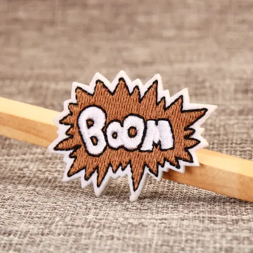 BOOM Custom Embroidered Patches