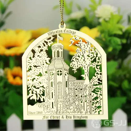Wheaton College Custom Etched Ornaments Wheaton College Custom Etched Ornaments