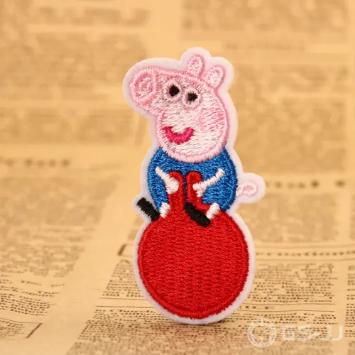 Pig George Embroidered Patches Pig George Embroidered Patches