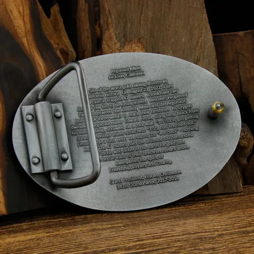Miners Belt Buckles