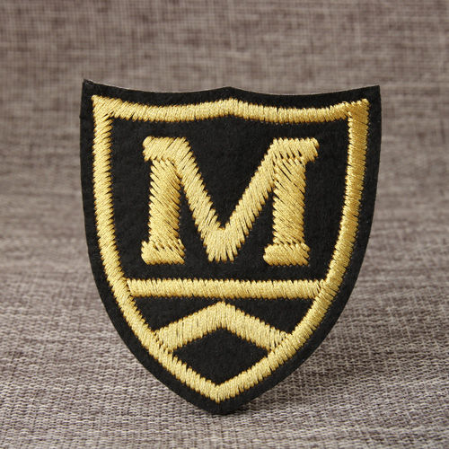 M Custom Embroidered Patches