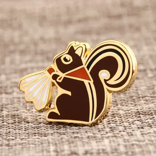 Squirrel custom lapel pins Squirrel custom lapel pins