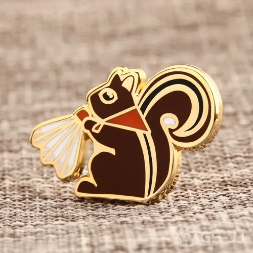 Squirrel custom lapel pins Squirrel custom lapel pins