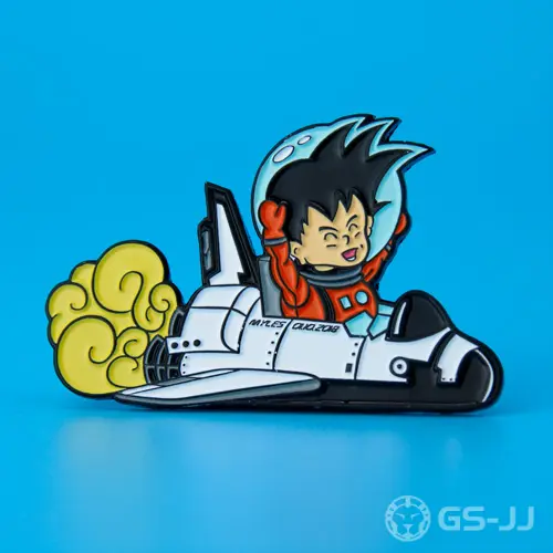 Myles Space Rocket Ship Lapel Pins Myles Space Rocket Ship Lapel Pins
