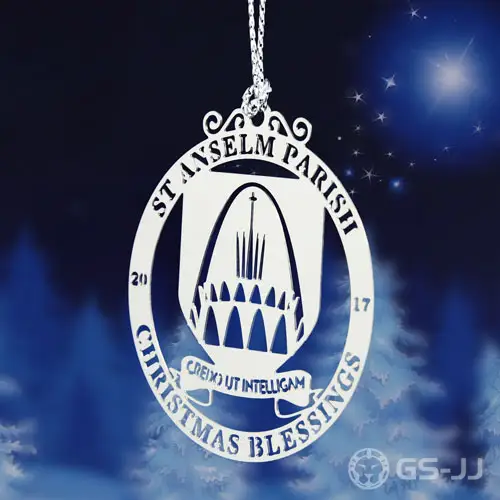 Christmas Blessings Etched Ornament Christmas Blessings Etched Ornament
