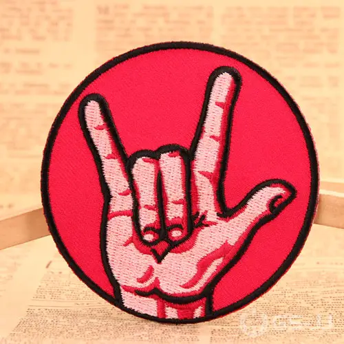 The Gesture of Peace Embroidered Patches The Gesture of Peace Embroidered Patches